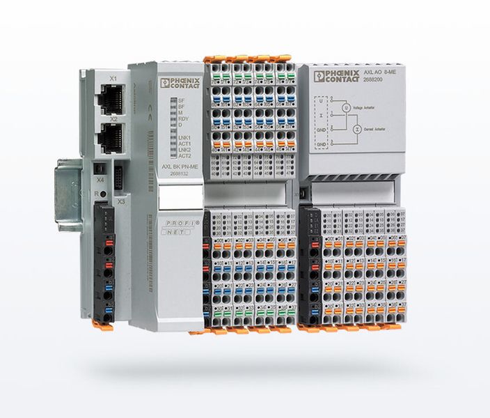 Axioline mit Sercos-III-Buskoppler vereinfacht komplexe Aufgaben. (Bild: Phoenix Contact)