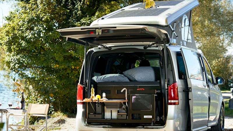 Ein Solarpanel ist optional erhältlich. (Bild: Sara Keller/Mercedes)