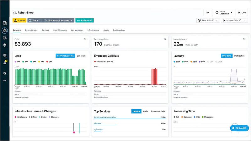 „IBM Instana für APM“: Nutzer überwachen damit alle Anwendungen, Services oder Anforderungen.  (Bild: IBM)