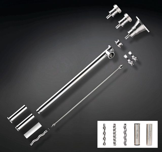 Unterschiedliche Rotor/Stator-Einsätze, Pumpenrohre, Motoranbindungen und Motoren erlauben eine optimale Pumpenauslegung oder Umrüstung  (Flux)