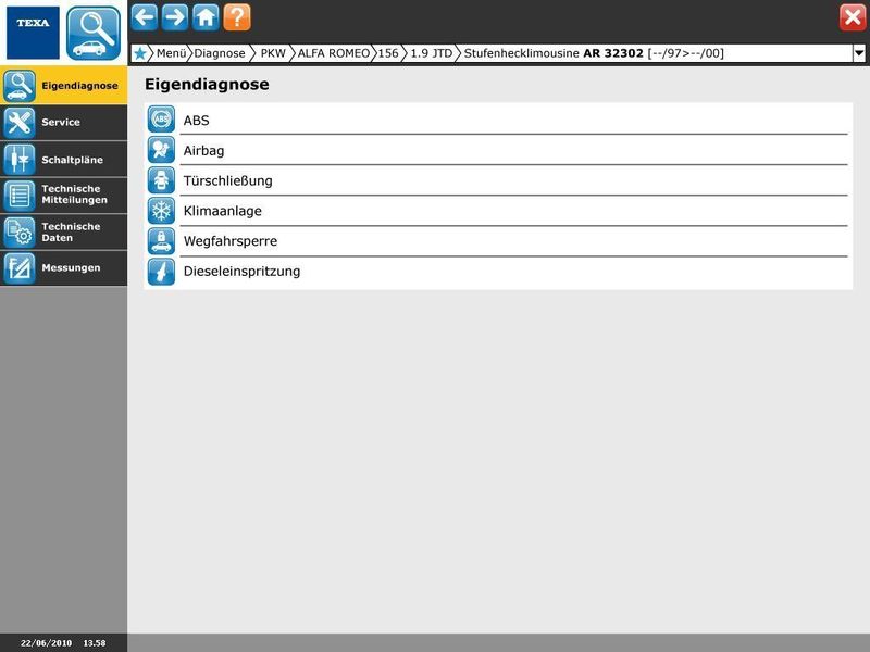 Das Layout der neuen IDC4-Software ist übersichtlich gestaltet. Auf jeder Bildschirmseite oben mit angezeigt: Das ausgewählte Fahrzeug. (Archiv: Vogel Business Media)