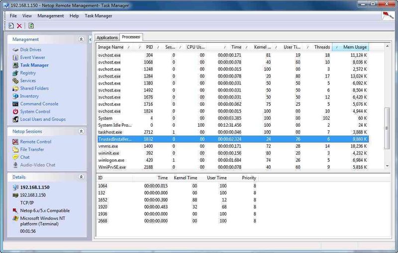 Abb. 1: Remote Management: Systemverwaltungsfunktionen bei Netop Guest (Archiv: Vogel Business Media)