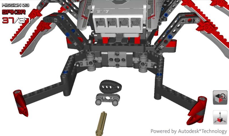 Mit Inventor Publisher Software generierte interaktive 3D-Anleitung für den Skorpion-ähnlicher Roboter SPIK3R. (Bild: Autodesk)