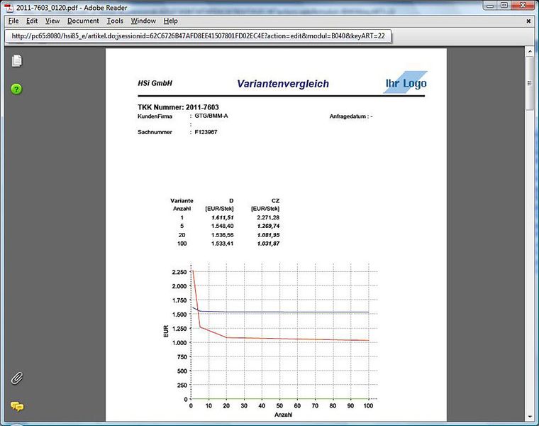 Angebot, fertigungsnah erstellt. (Bild: HSI)