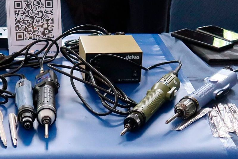 Yamazen Europe zeigte seine Elektroschrauber der Marke Delvo. (Bild: D. Quitter - VCG)