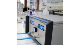 Mit dem Benchone Biogas kann Biogas im laufenden Prozess gemessen werden. (Bild: Bluesens)