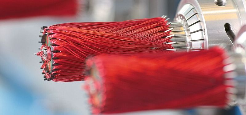 The winding determines what defines the electric motor. In the image: Short winding on small motors.(Image: Faulhaber)