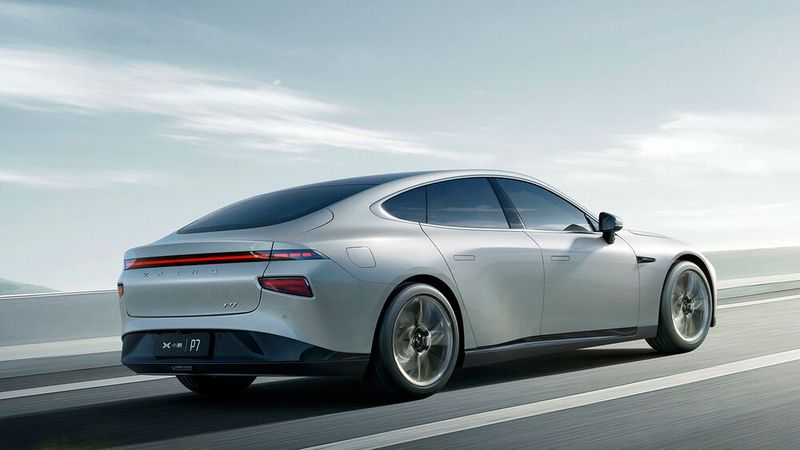 Xpeng Motors hat die Bestellbücher für seine Limousine P7 bereits geöffnet. (Bild: Xpeng)