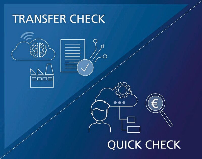 Bild 5: Der Transfer der Ergebnisse aus CC-KING in die Unternehmen erfolgt über QuickChecks und TransferChecks. 