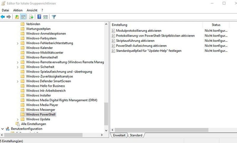PowerShell über Gruppenrichtlinien absichern. (Joos)