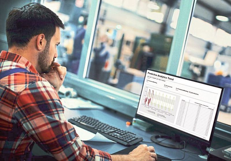 Auf Basis historischer Werte und mithilfe von Vorhersagemodellen entstehen Predictive Analytics Reports für die Fertigungsindustrie. (Copa-Data )