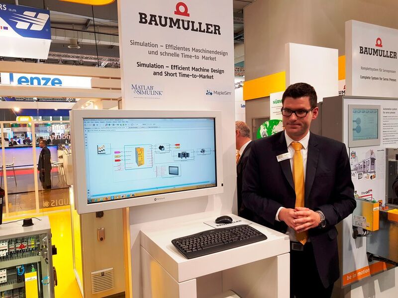 Simulationstools für die Antriebstechnik sind das Steckenpferd von Michael Stiegler, Applikation VNL Bayern bei Baumüller. (S.Häuslein/konstruktionspraxis)