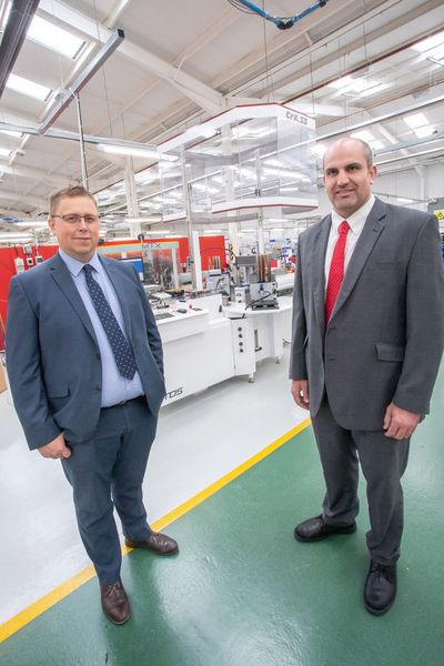 L-R: From PP Control & Automation, Chief Information Officer Ian Knight and Rob Bentley. (PP Control & Automation)