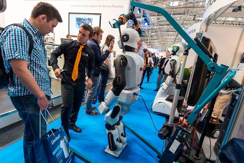 Fotoimpressionen von der Automatica 2014 (Bild: Messe München)