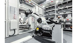Bei faigle wird mit modernster Roboterbeschickungstechnik gefertigt. (faigle)