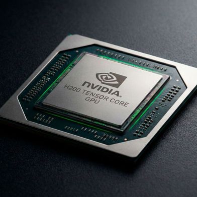 Der hochmodern Mikrochip H200 von Nvidia ist vor allem für Rechenleistung im Rahmen der künstlichen Intelligenz begehrt. Seit einiger Zeit hat China die Einfuhr verboten. Nun hat man sich aber dazu entschlossen, dass chinesische KI-Player doch wieder zugreifen dürfen ... (Bild: Nvidia)