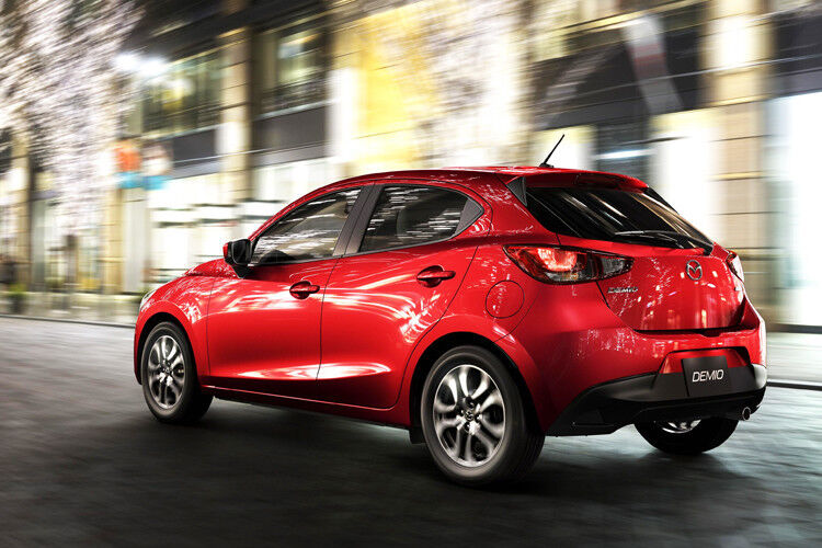 In Japan wird der Mazda2 unter dem Namen Demio angeboten. (Foto: Mazda)