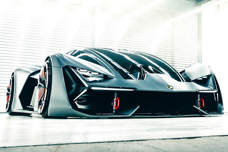Die Elektromotoren des Terzo Millennio hat Lamborghini in die Räder integriert. (Lamborghini)