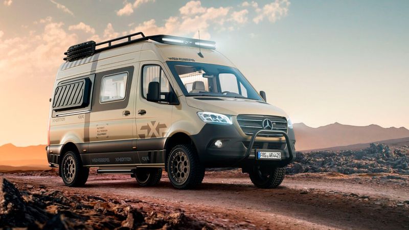 Weinsberg, das Einsteigerlabel aus der Knaus-Tabbert-Gruppe, schickt den X-Pedition 600 MQ wahlweise mit Hinterrad- oder Allradantrieb ins Rennen. (Bild: Knaus Tabbert)