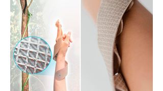 With their new process, the research team has produced its first prototype, a forearm brace which adapts to the wearer and can be developed for medical applications. (Tiffany Cheng, ICD Universität Stuttgart)