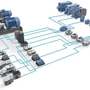 Nord Drivesystems bietet ein umfassendes Baukastensystem für individuelle und skalierbare Antriebslösungen, die sich ideal für den Warehouse-Bereich eignen.(Bild:  Nord Drivesystems)