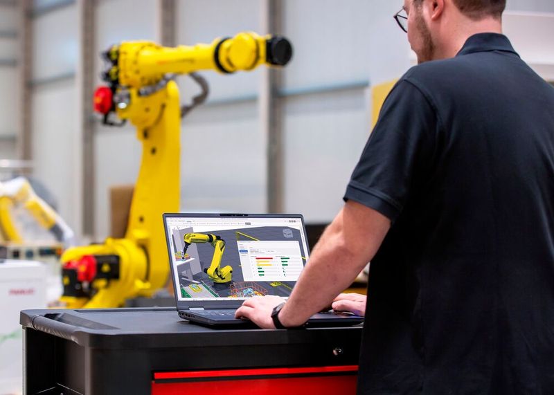 Le Fanuc ROBOGUIDE simulation software peut être intégré dans NVIDIA Isaac Sim. (Source : Fanuc)