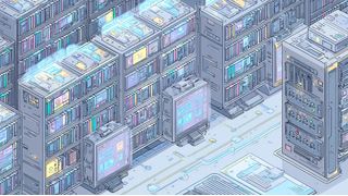 Um KI- und Machine-Learning-Modelle zu trainieren, werden enorme Mengen an Daten benötigt. (Bild: Midjourney / KI-generiert)