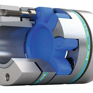 Die spielfreien, elastischen Roba-ES-Elastomerkupplungen gleichen radialen, axialen und winkligen Wellenversatz aus. Sie schützen das Antriebssystem vor kritischen Schwingungen.