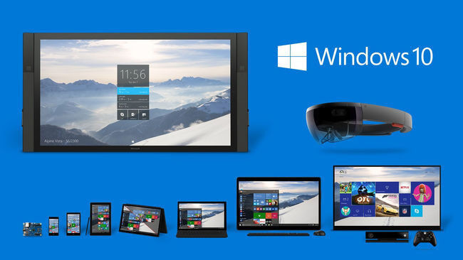 Windows 10 soll auf allen bekannten Geräten und Devices laufen; inklusive neuer Gadgets wie der Hololens. (Bild: Microsoft)