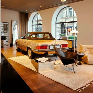 Mercedes hat in München ein Etablissement namens „Studio Odeonsplatz“ eröffnet.(Bild:  Daimler)