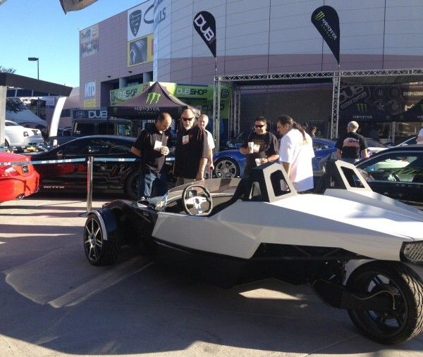 Der Torq Roadster: das elektrisch angetriebene Trike mit 300 kW könnte in einem Batman-Film mitspielen (Epic Electric Vehicles)