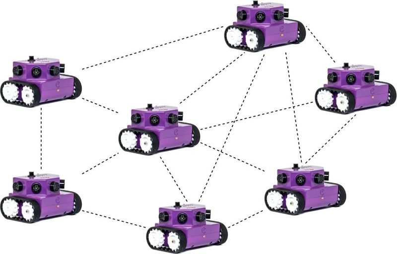 Verhaltensbeobachtung: Roboter beobachten und charakterisieren das Verhalten ihrer Nachbarn über einen gewissen Zeitraum und ordnen die entsprechenden Verhaltensmerkmale ein. (Bild: Reply)
