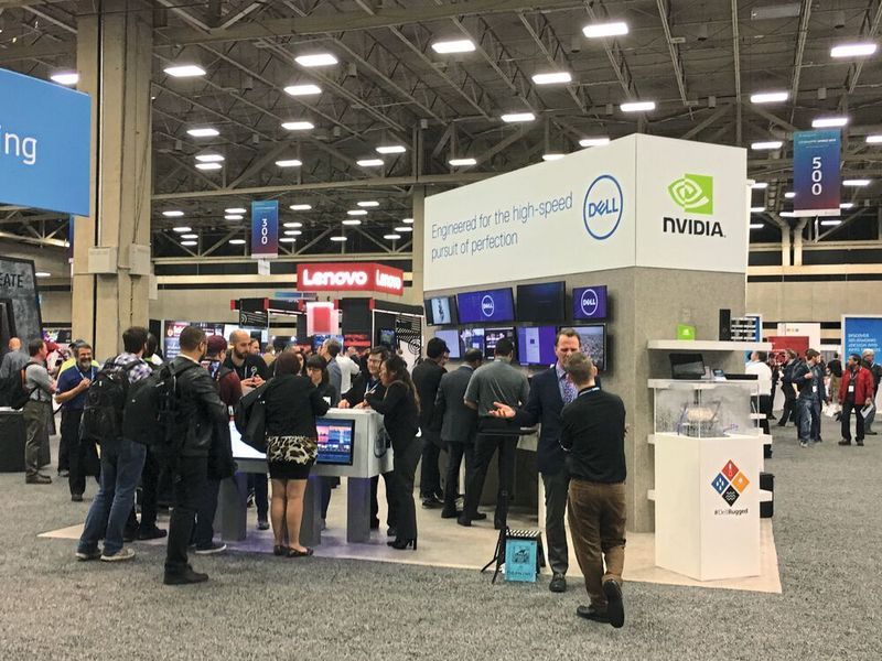 Auf der Solidworksworld 2019 zeigten nicht nur die verschiedenen Marken von Dassault Systèmes ihre Lösungen, Ideen und Neuheiten sondern auch zahlreiche Partneraussteller. (Anne Richter, SMM)