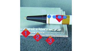 Das Micro-Aluprofil Nr. 3 wurde mit der neuen Trennsäge Diadisc 4500 gesägt.  (Foto: Mutronic)