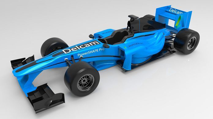 Das fertige Modell eines Formel-1-Autos in Power Shape. (Bild: Artec)