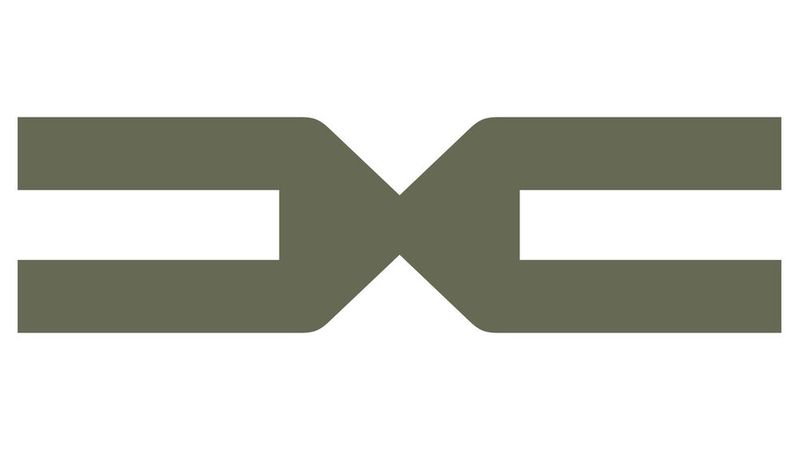 Das künftige Dacia-Emblem setzt sich aus den spiegelbildlich angeordneten Buchstaben D und C zusammen.(Bild:  Renault)