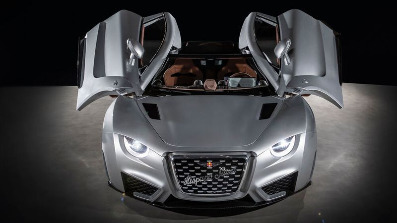 Das Auto soll mit einer beeindruckenden Leistung glänzen: 1.019 PS stehen laut Hersteller im Datenblatt. Eine besonders sportliche Version soll sogar auf 1.115 PS kommen. (Bild: Hispano Suiza)