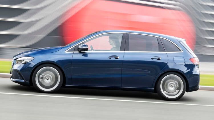 Meistzugelassener Mini-Van im Juli 2021: Mercedes-Benz B-Klasse, 1.168 Einheiten (Bild: Daimler)