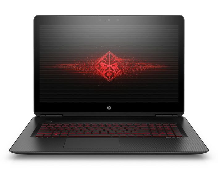 Vergleichsweise dezent aber mit einer Geforce GTX 965M auch eher moderat motorisiert: HP Omen Laptop mit 17,3-Zoll-Display. (Bild: HP)