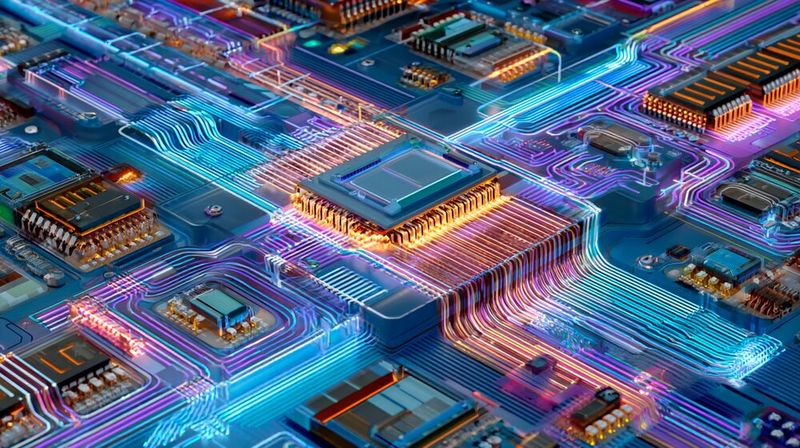 Memristoren harmonisieren die mathematischen Zusammenhänge zwischen Strom, Spannung und Ladung.(Bild:  Midjourney / KI-generiert)