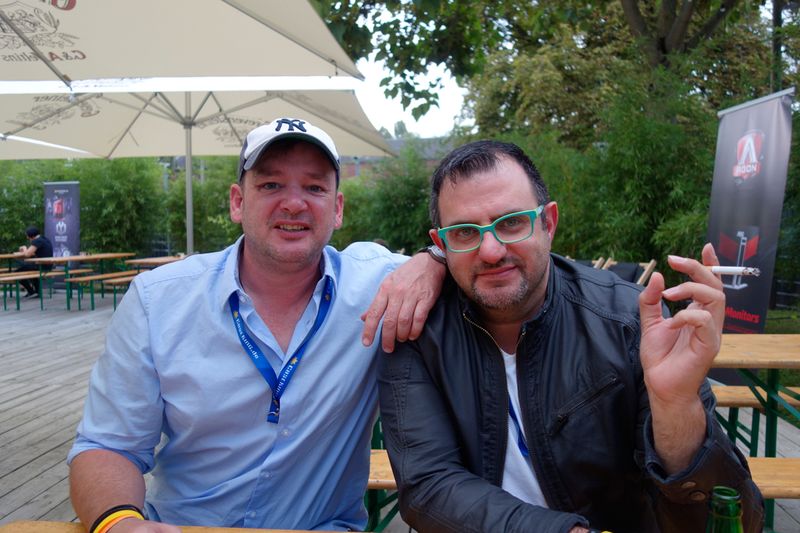 (l.) Alexander Rüdinger, Talk Technology, und Patris Soltanian, Patriot. (Bild: IT-BUSINESS)