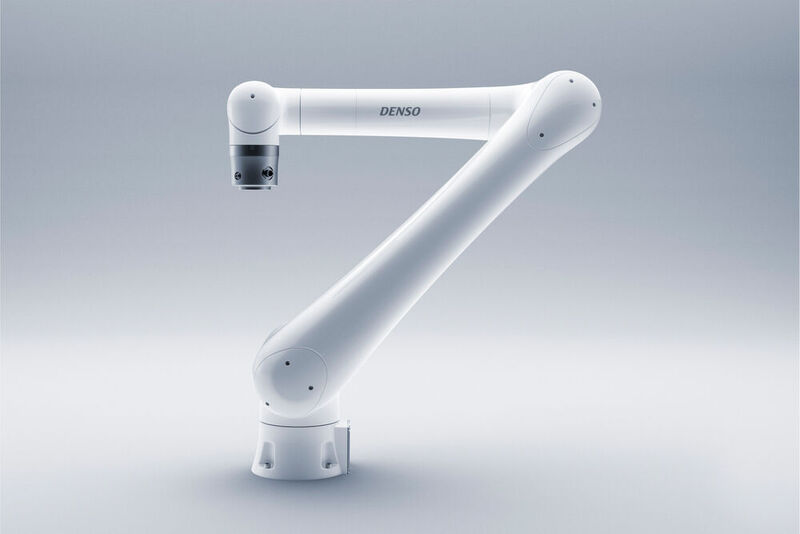 Der Cobotta Pro von Denso Robotics kombiniert die Vorteile eines kompakten Cobots mit der Roboterperformance für den industriellen Einsatz. (Bild: DENSO Robotics)