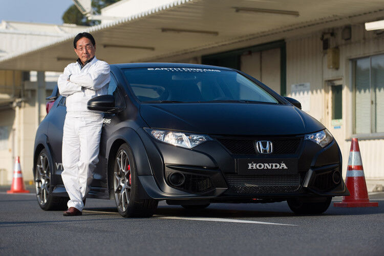 Toshinobu Nonaka ist Chefentwickler für den kommenden Honda Civic Type R und daher derzeit Dauergast in der Eifel. (Foto: Honda)