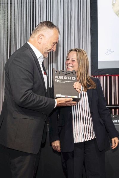 Impressionen der Verleihung des „best Award“ 2025 am ersten Messetag. (Bild: Jürgen Biniasch)