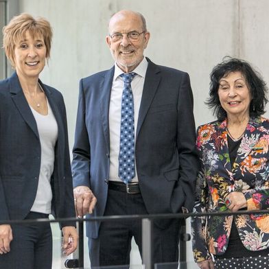 Eigentümerfamilie Rall in der zweiten und dritten Generation (v. l. n. r: Sylvia Rall, Gerhard Rall, Hildegard Rall). (Bild: Ralf Breitenbacher)