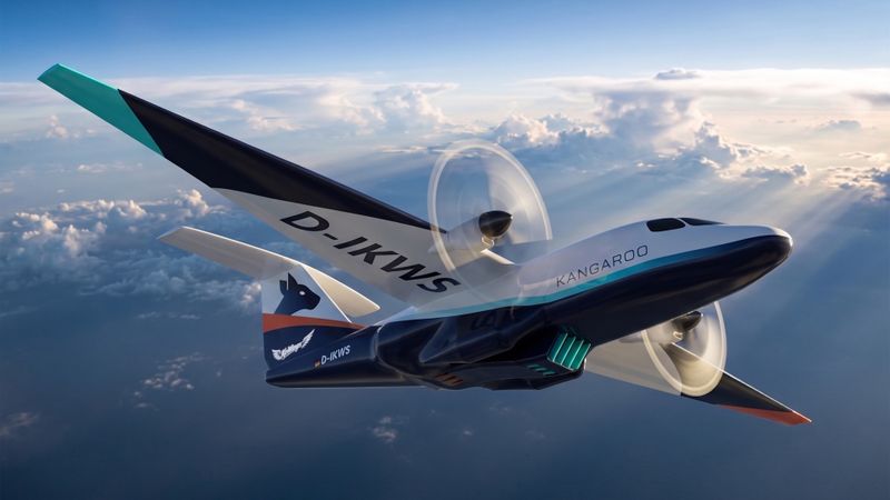 Auf dem zweiten Platz gelandet: Kangaroo ist ein modularer Flugdemonstrator zur Untersuchung wasserstoffbasierter Antriebstechnologien unter Höhenbedingungen, die für die Zukunft der kommerziellen Luftfahrt relevant sind. Austauschbare Powerpacks ermöglichen die Flugerprobung eines PEM-Brennstoffzellensystems und eines wasserstoffbetriebenen Turbogenerators.  (Bild: TU Braunschweig/KANGAROO)