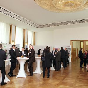 Abb.2: In den Pausen wird das Networking groß geschrieben.