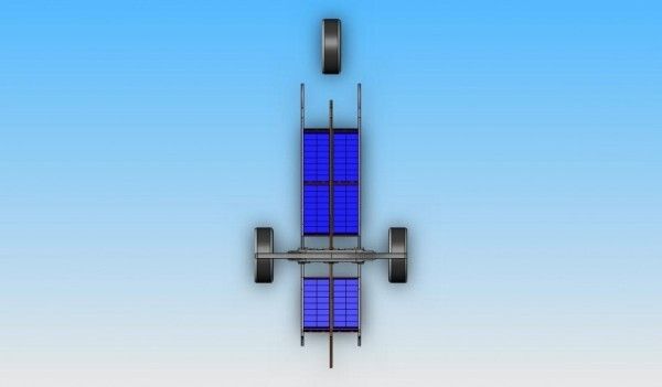 Die 32-kWh-Batterie des ZW2C besteht aus 96 Lithium-Ionen-Akkus (Bild: ZWheelz)