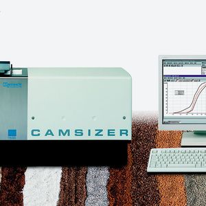 Abb.1: Der Camsizer misst Partikelgröße und Partikelform von rieselfähigen Schüttgütern.