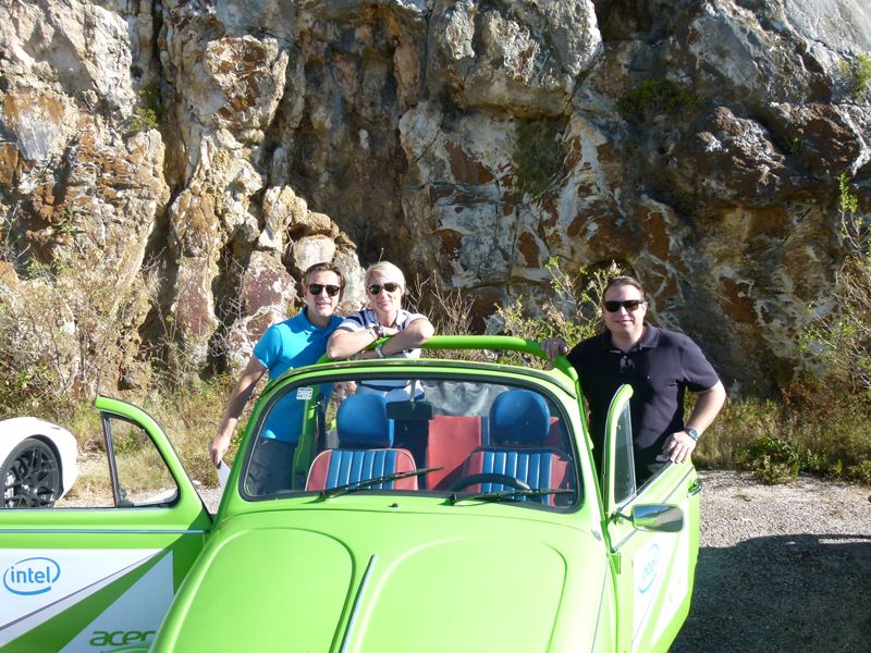 Von links: Alexander Maier (Ingram Micro), Tanja und Andreas Holme (Cancom Österreich)  (Acer)